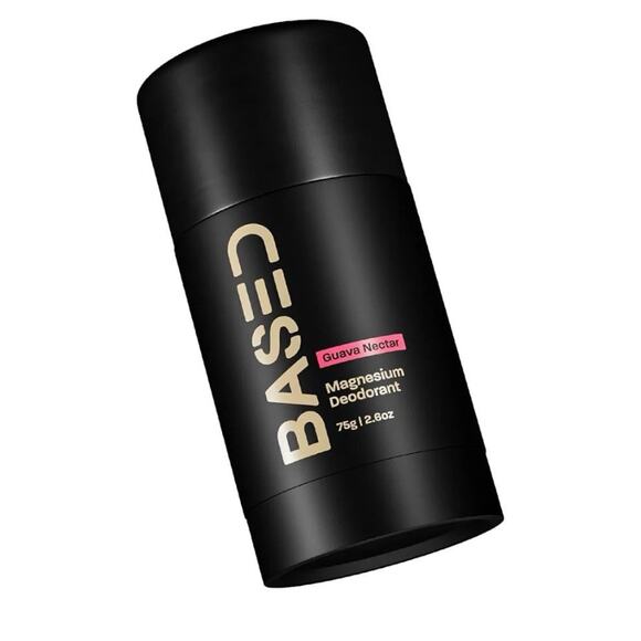 2-Pack BASED BODY WORKS Men's Natural Deodorant Guava Nectar 2.6oz Aluminum-Free